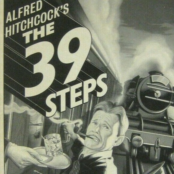 Hitchcock The 39 Steps Playbill 2008 Arnie Burton Jeffrey Kuhn Jill Paice Ticket - Picture 3 of 9